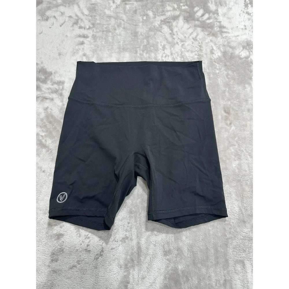 Shorts Womens Size 12 Black Active Lightweight Yoga Bike V by‎ Gitana EUC